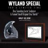 Orca Sounding Lucite and Original Orca Drawing Special