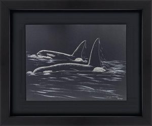 Two Orcas
